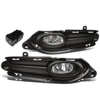 2016-2018 Honda HR-V Fog Lights with Switch & Bezel - Chrome/Clear