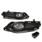 2016-2018 Honda HR-V Fog Lights with Switch & Bezel - Chrome/Clear