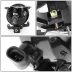 2003-2006 Hyundai Accent Chrome Clear Fog Lights 881 Bulb
