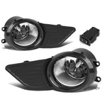 2011-2017 Toyota Sienna Fog Lights with Switch & Bezel - Chrome/Clear