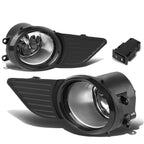 2011-2017 Toyota Sienna Fog Lights with Switch & Bezel - Chrome/Clear