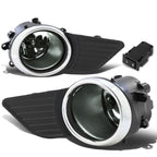 2011-2017 Toyota Sienna Fog Lights with Switch Chrome Bezel Smoke