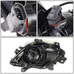 14-16 Mazda 6 Fog Lights with Switch - Black Bezel Chrome Clear