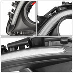 2014-2016 Mazda 6 Fog Light Cover with DRL Strip - Black/Chrome