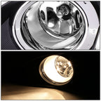 2009-2010 Toyota Corolla Fog Lights with Switch & Bezel H11 Chrome