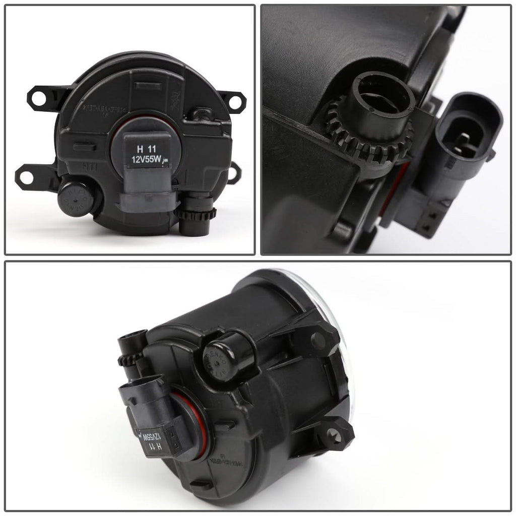 2009-2010 Toyota Corolla Fog Lights with Switch & Bezel - Smoke