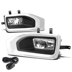 15-18 GMC Yukon Fog Lights w/ Switch & Bezel Chrome Clear