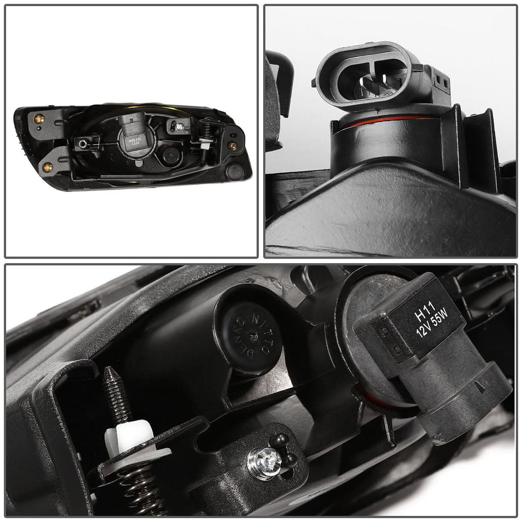 2012 Honda Civic 4-Door Fog Lights with Chrome Bezel & Switch H11