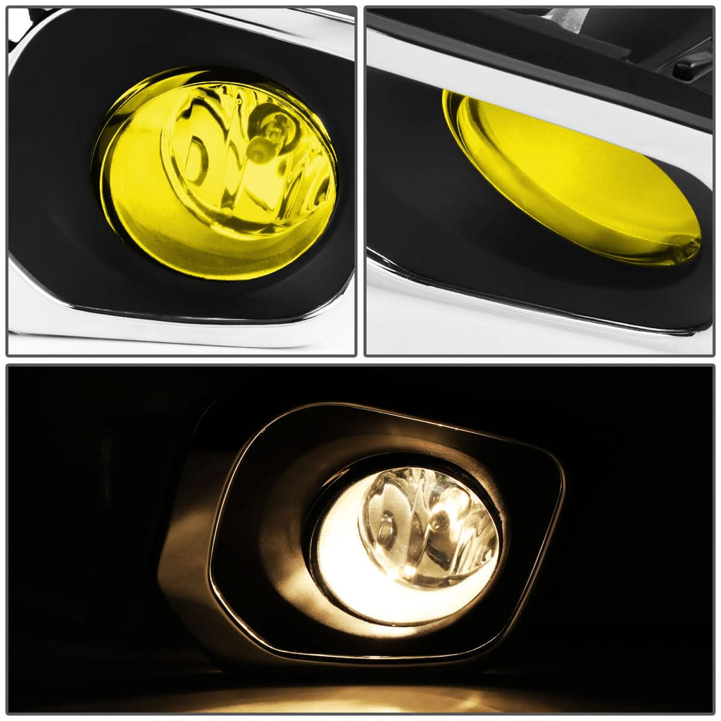 16-17 Toyota Tacoma Fog Lights with Switch & Bezel H11 Amber