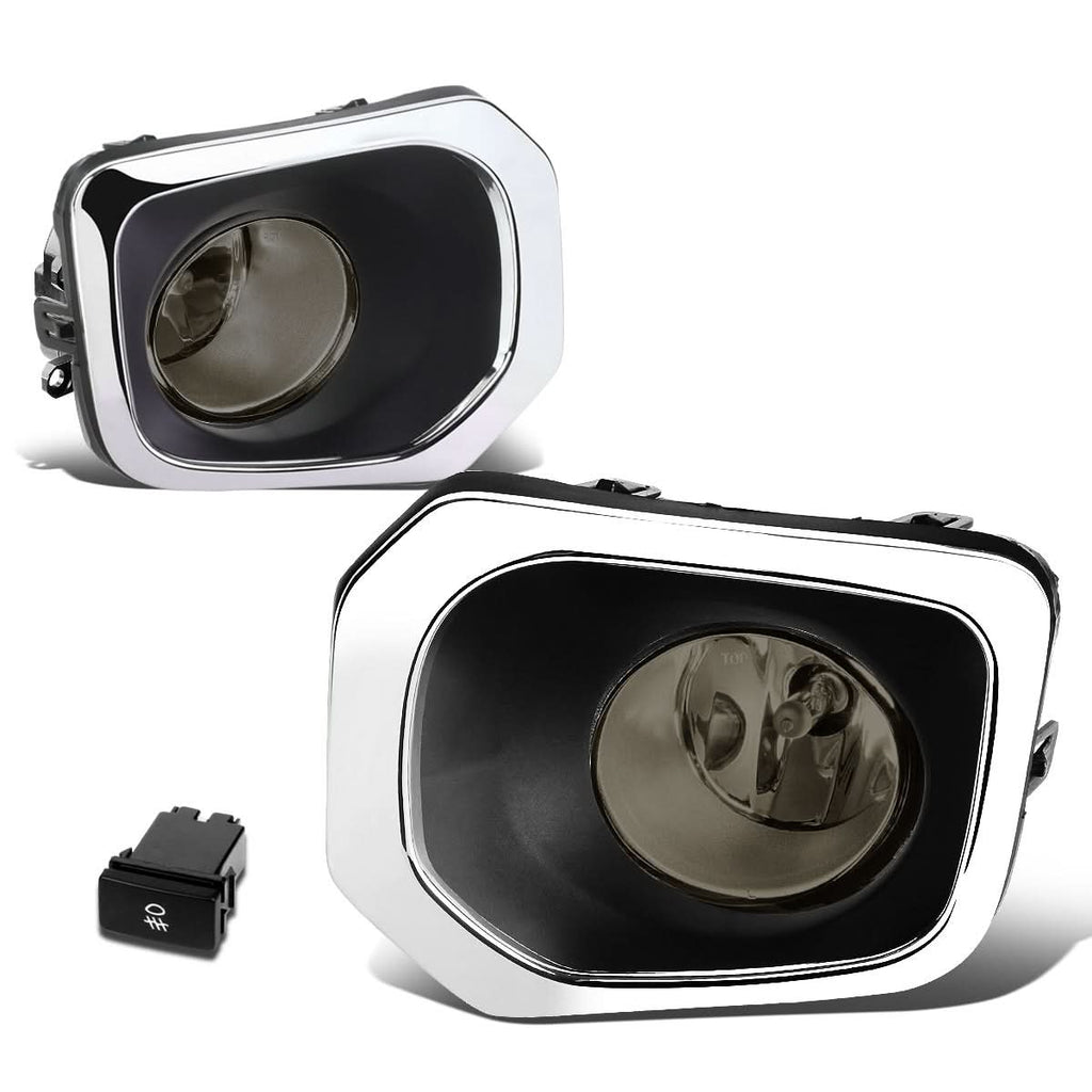 2016-2017 Toyota Tacoma Fog Lights with Switch & Bezel - Smoke