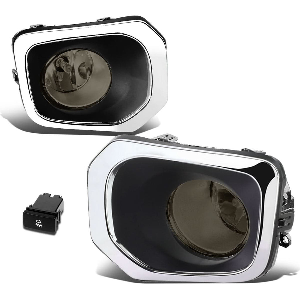 2016-2017 Toyota Tacoma Fog Lights with Switch & Bezel - Smoke