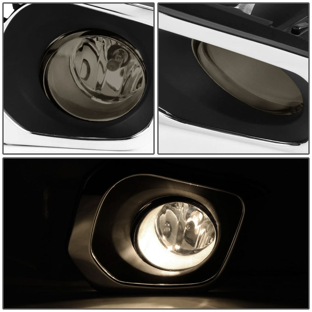 2016-2017 Toyota Tacoma Fog Lights with Switch & Bezel - Smoke