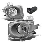 2010-2012 Toyota Prius Fog Lights with Switch & Bezel - H11 Chrome