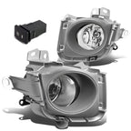 2010-2012 Toyota Prius Fog Lights with Switch & Bezel - H11 Chrome