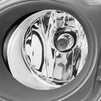2010-2012 Toyota Prius Fog Lights with Switch & Bezel - H11 Chrome