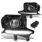 2014-2016 Toyota Highlander Fog Lights with Switch Black Bezel Chrome