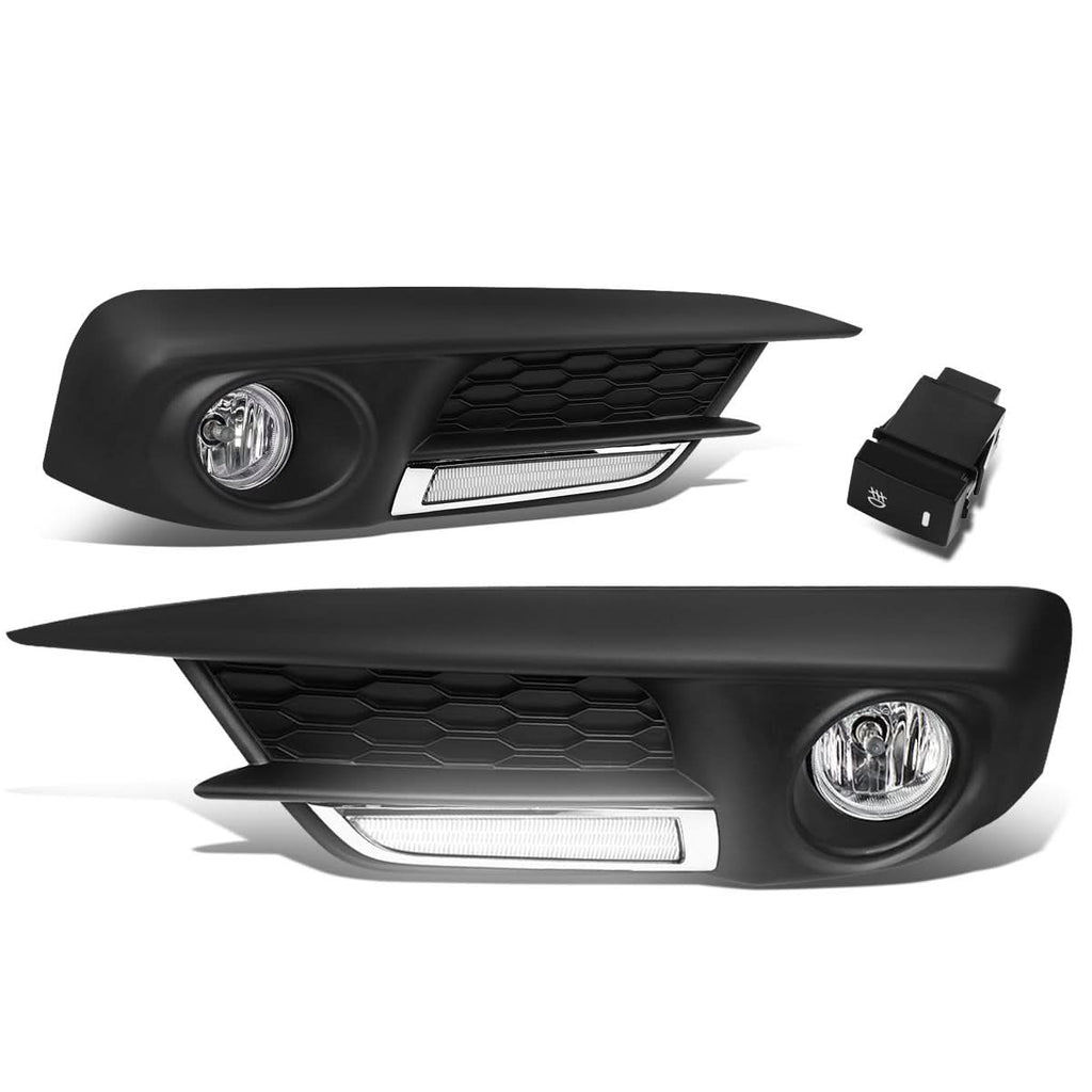 2016-2017 Honda Civic Sedan/Coupe LED DRL Fog Lights with Switch