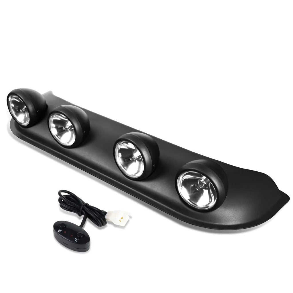 Universal Fog Lights Roof Top Running Light with Switch H3 Clear