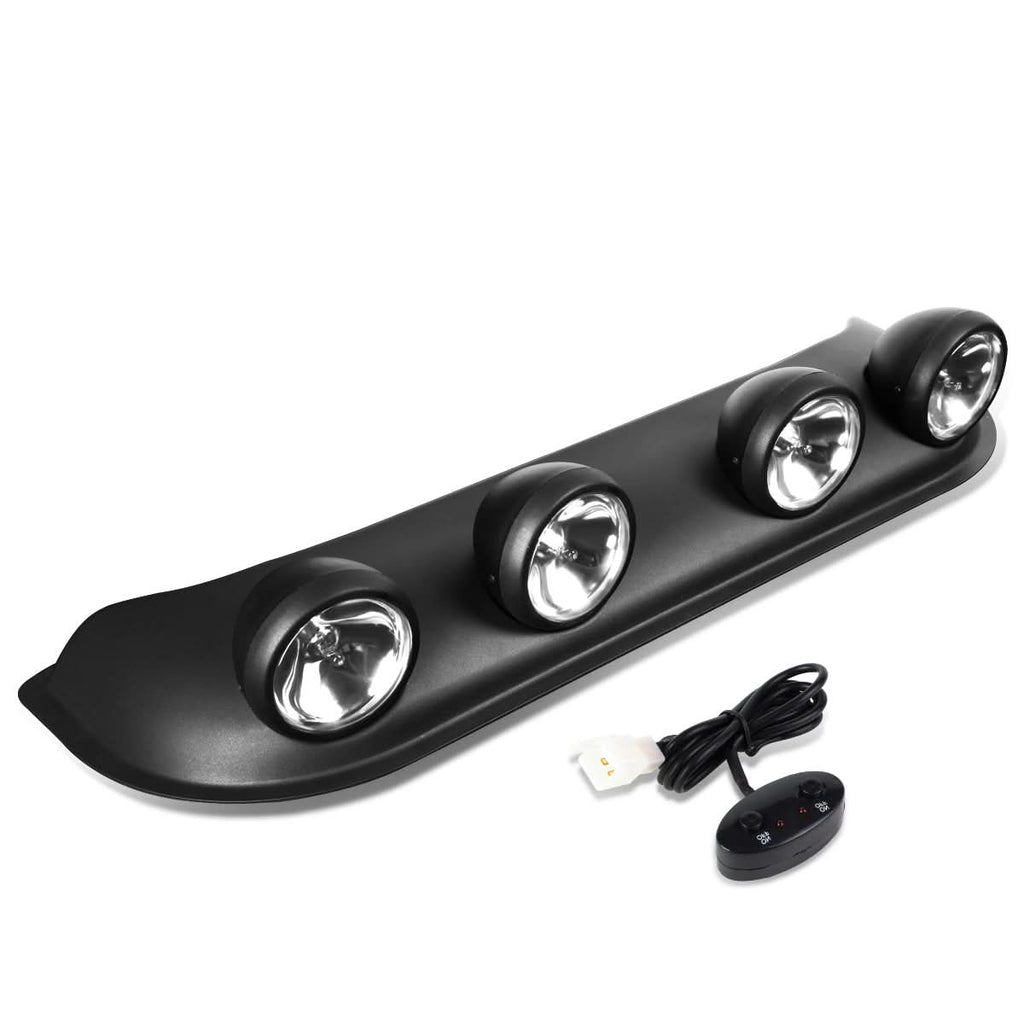 Universal Fog Lights Roof Top Running Light with Switch H3 Clear