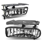 2002-2006 Cadillac Escalade Bolt-On Fog Lights Chrome Clear 899 Bulb