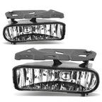 2002-2006 Cadillac Escalade Bolt-On Fog Lights Chrome Clear 899 Bulb