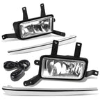15-20 Chevy Tahoe Suburban Fog Lights with Switch Chrome Bezel