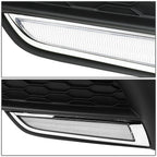 2016-2018 Honda Civic Fog Light Cover with Black Bezel