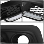 2016-2018 Honda Civic Fog Light Cover with Black Bezel