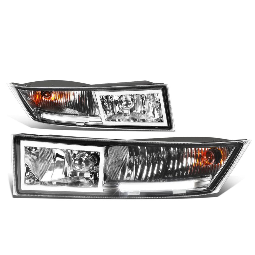 2007-2014 Cadillac Escalade Chrome Clear Fog Lights with Switch