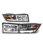 2007-2014 Cadillac Escalade Chrome Clear Fog Lights with Switch