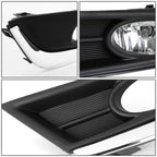 2017-2018 Honda CR-V Fog Lights with Chrome Trim Bezel