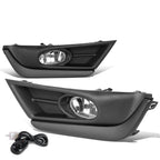 2017-2018 Honda CR-V Fog Lights w/ Black Trim Bezel Chrome Clear