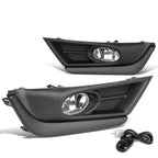 2017-2018 Honda CR-V Fog Lights w/ Black Trim Bezel Chrome Clear