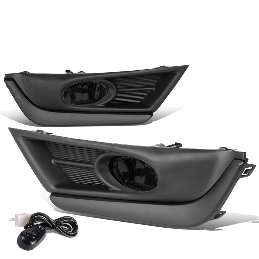 2017-2018 Honda CR-V Fog Lights with Black Trim Bezel - Smoke