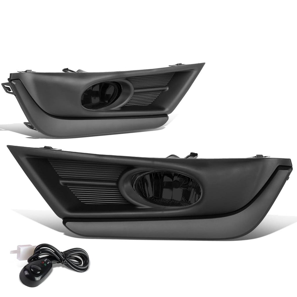 2017-2018 Honda CR-V Fog Lights with Black Trim Bezel - Smoke