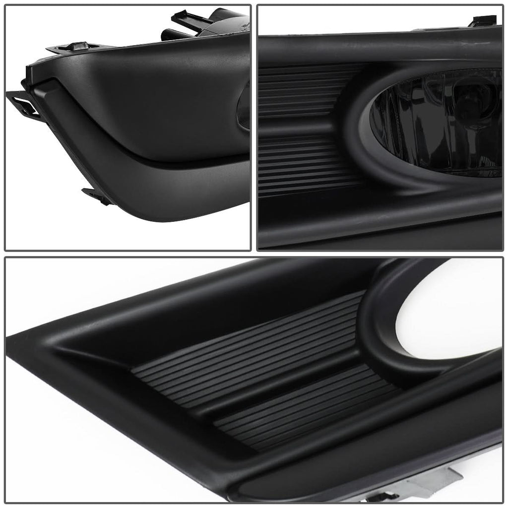 2017-2018 Honda CR-V Fog Lights with Black Trim Bezel - Smoke