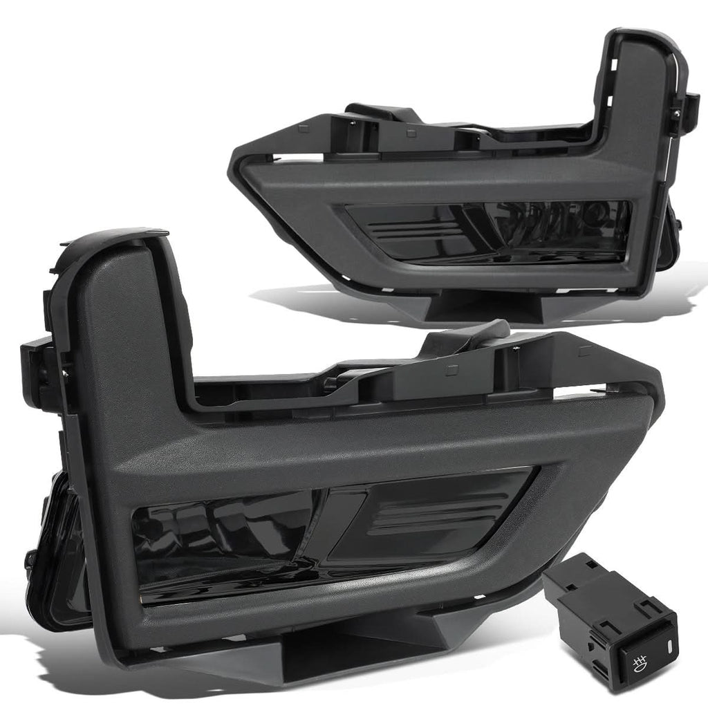 2017-2018 Nissan Rogue Smoke Fog Lights with Black Bezel