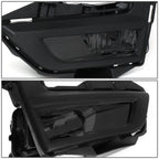 2017-2018 Nissan Rogue Smoke Fog Lights with Black Bezel