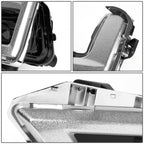 2017-2018 Nissan Rogue Smoke Fog Lights with Chrome Bezel