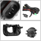 2012-2014 Toyota Prius C Fog Lights with Switch & Bezel Chrome/Clear
