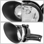 02-09 Dodge Ram Fog Lights w/ Switch & Bezel - Chrome/Clear