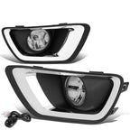2015-2019 Chevrolet Colorado Fog Lights with Switch Chrome Bezel