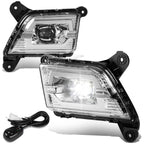 2019-2020 Chevrolet Silverado 1500 LED Fog Lights with Switch Chrome