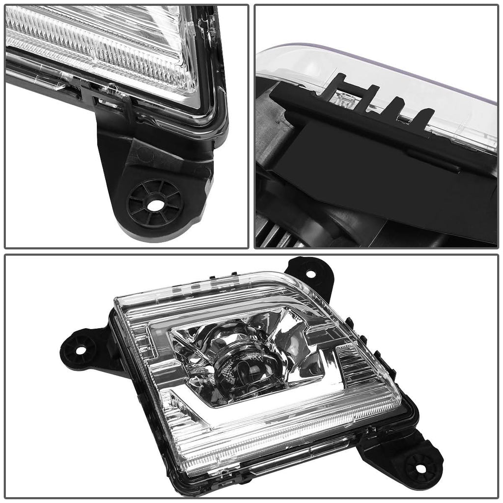 2019-2020 Chevrolet Silverado 1500 LED Fog Lights with Switch Chrome