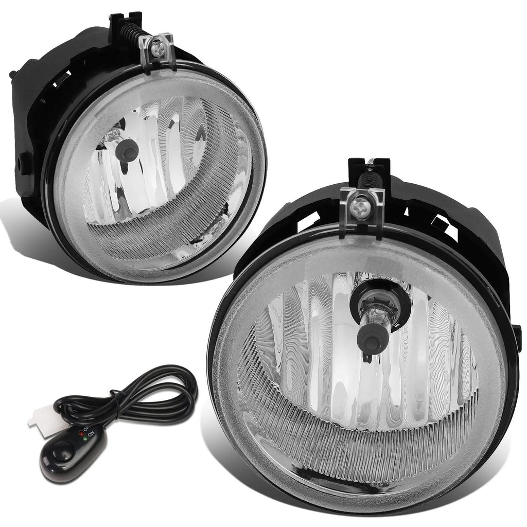 2005-2010 Dodge Multi-Model Chrome Fog Lights with Switch