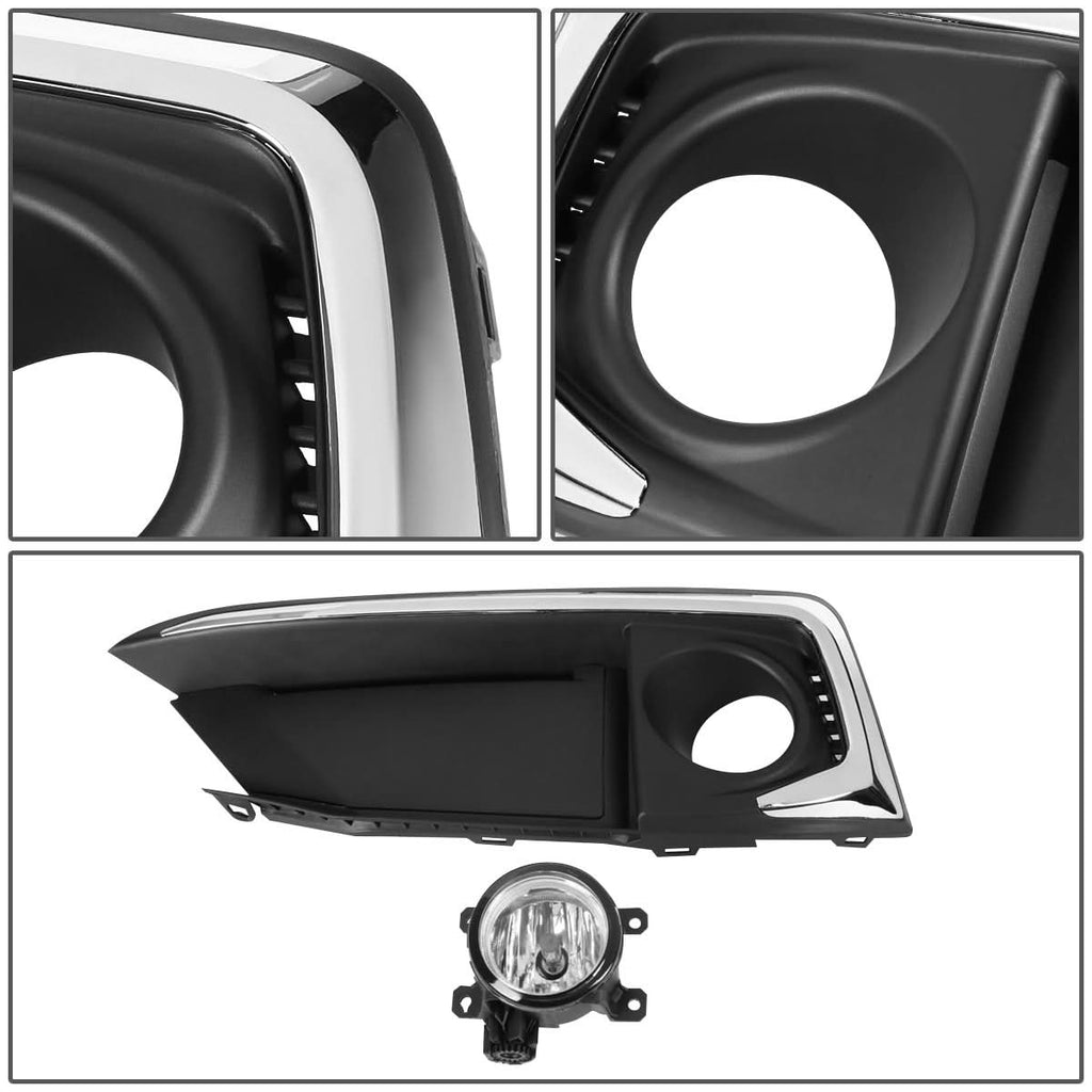 2019-2020 Honda Civic Fog Lights with Switch & Chrome Bezel