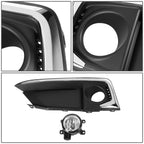2019-2020 Honda Civic Fog Lights with Switch & Chrome Bezel