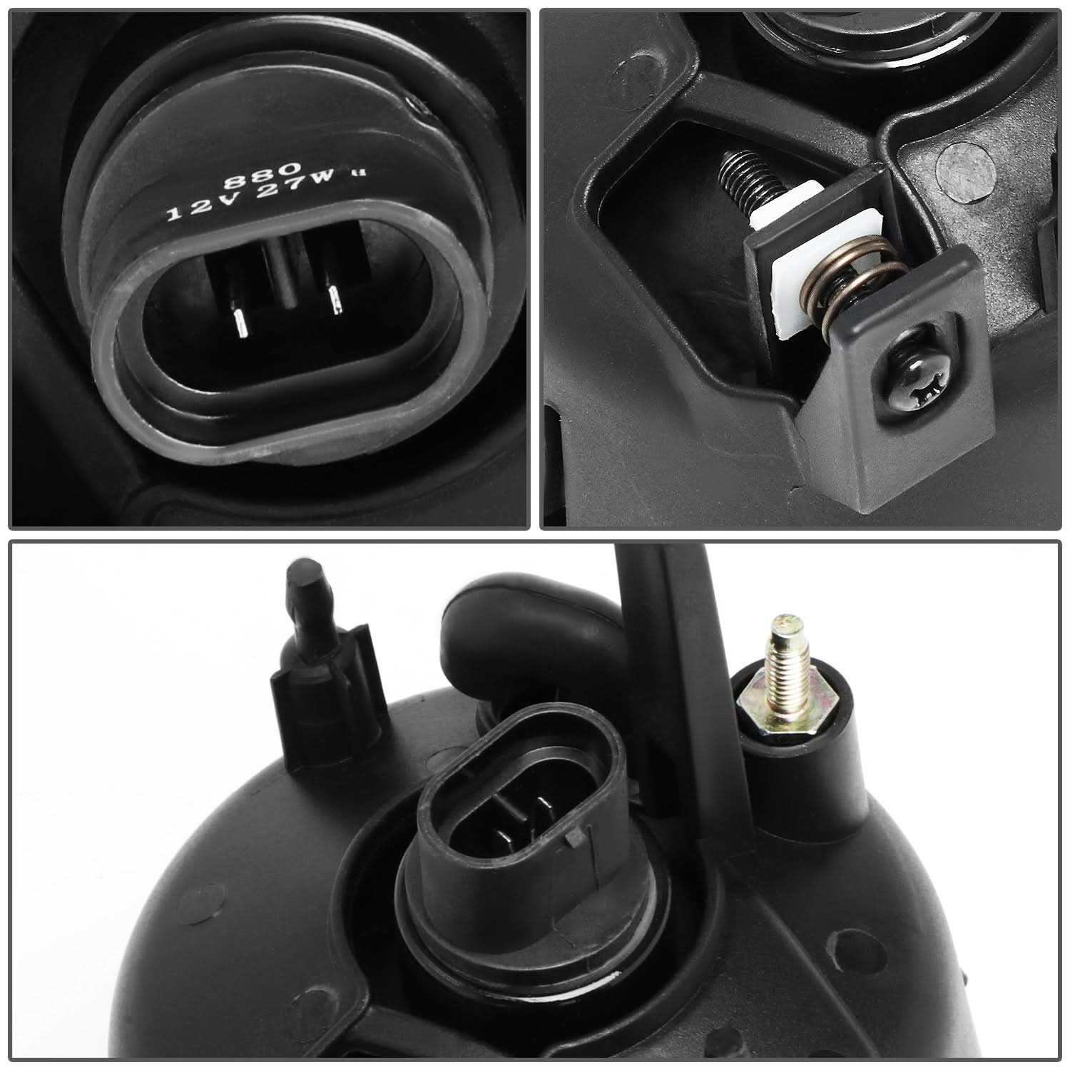 05-15 Nissan Titan / 05-07 Armada Clear Fog Lights - No Switch