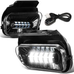 2003-2007 Chevrolet Silverado LED Projector Fog Lights Chrome