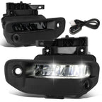 2019-2022 RAM 1500 LED Smoked Fog Lights w/ Parking Sensor Compatibility